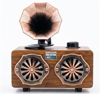 Everton Rt-744  Bluetooth Fm-Usb-Tf-Aux  Şarjlı Nostaljik Radyo