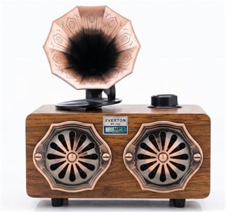 Everton Rt-744  Bluetooth Fm-Usb-Tf-Aux  Şarjlı Nostaljik Radyo