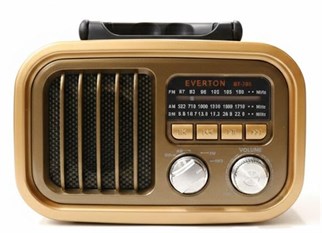 Everton Rt-877 Güneş Enerji Panelli Bluetooth Fm-Usb-Tf-Aux Şarjlı Nostaljik Radyo