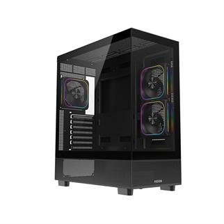 FAZEON F17 750W 80PLUS BRONZE 3x120mm ARGB Fanlı ATX Siyah Bilgisayar Kasası