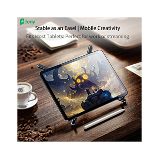 FENY FN-MS10, Magsafe, Dönebilen, Ayarlanabilir, Taşınabilir, Katlanır, Telefon-Tablet-Notebook Uyumlu, Yükseklik Ayarlı, Alüminyum Stand