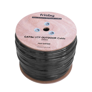 FRISBY 305metre 23AWG Gri CAT5e UTP Dış Ortam (Outdoor) Kablo FNW-CAT525