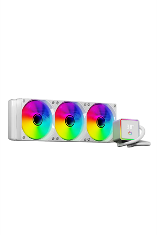 FRISBY 360MM FCL-360W ARGB AM5-1851p Sıvı Soğutmalı İşlemci Fanı Beyaz