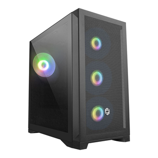 FRISBY 600w 80+ BRONZE FC-9475G CREVO Gaming Mid-Tower PC Kasası