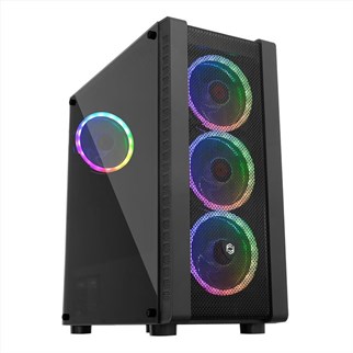 FRISBY 600w 80+ FC-9320G RGB Gaming Mid-Tower PC Kasası