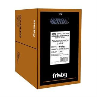 FRISBY CAT6 Utp 24AWG 305m Saf Bakır Kablo 0.50mm FNW-CAT628