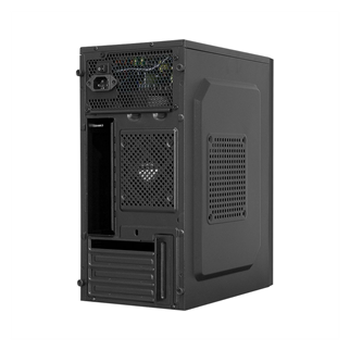 FRISBY FC-2710B, 1x80mm Fan, Siyah, 300W, USB 2.0, mATX, Mini Tower Kurumsal KASA