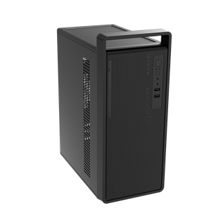 FRISBY FC-2740B, 1x80mm Fan, Siyah, 300W, USB 2.0, mATX, Mini Tower, Kulplu Kurumsal KASA