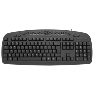 FRISBY FK-142QU  Kablolu USB Q Trk Siyah Klavye