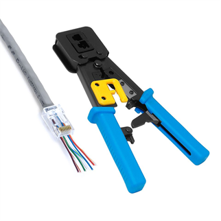 FRISBY FNW-58ECT 8P8C/RJ-45, 6P4C/RJ11 Kablo Sıkma Pensesi Yeni Nesil