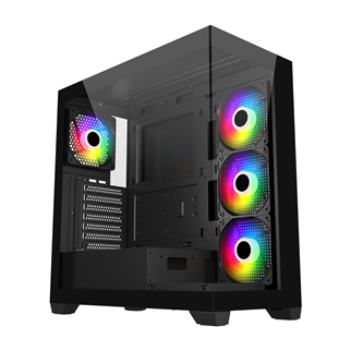 FSP 750W Gen5 M340 GAMING Siyah ATX Pc Kasası