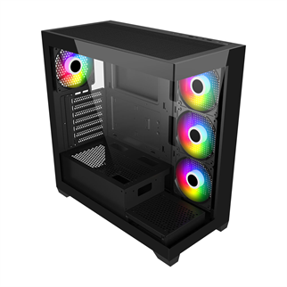 FSP 850W Gen5 M340 GAMING Siyah ATX Pc Kasası