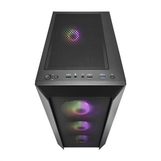FSP CMT218 650W 4x FAN E-ATX SİYAH GAMING KASA