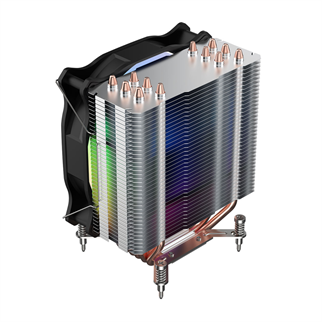 FSP NC5, ARGB, 120mm, CPU, Kule Tipi Hava Soğutma, Sessiz Çalışma, Doğrudan Temas Tasarımlı 6 adet Bakır Isı Borusu, (AMD AM4-AM5 ve INTEL Tüm işlemciler ile uyumlu)