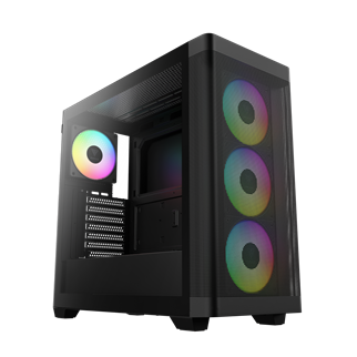 GAMDIAS ATHENA M3, 750W, 80+ Bronze, Tempered Glass, Type-C, Mesh Ön Panel, ARGB, ATX, GAMING KASA