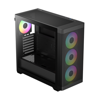 GAMDIAS ATHENA M3, 750W, 80+ Bronze, Tempered Glass, Type-C, Mesh Ön Panel, ARGB, ATX, GAMING KASA