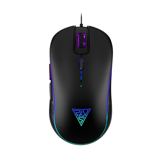 GAMDIAS AURA GS3, Çok Renkli Aydınlatma,  USB Kablolu, 6 Programlanabilir Buton, Gaming Mouse, 3.600 DPI, Siyah