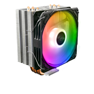 GAMDIAS BOREAS E1-410, ARGB, 120mm, CPU  Kule Tipi Hava Soğutma, Doğrudan Temas Teknolojisine Sahip 4 adet Gelişmiş Bakır Isı Borusu (AMD AM4-AM5 ve INTEL Tüm işlemciler ile uyumlu)