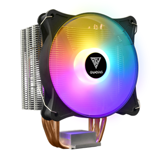 GAMDIAS BOREAS E1-410 Lite, ARGB, 120mm, CPU  Kule Tipi Hava Soğutma, Doğrudan Temas Teknolojisine Sahip 4 adet Gelişmiş Bakır Isı Borusu (AMD AM4 ve INTEL Tüm işlemciler ile uyumlu)