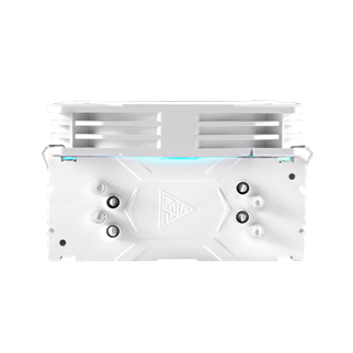 GAMDIAS BOREAS E1-410 WH, White Edition, 120mm, CPU Kule Tipi Hava Soğutma, Doğrudan Temas Teknolojisine Sahip 4 adet Gelişmiş Bakır Isı Borusu (AMD AM4-AM5 ve INTEL Tüm işlemciler ile uyumlu)