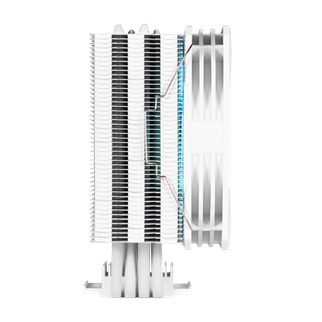 GAMDIAS BOREAS E1-410 WH, White Edition, 120mm, CPU Kule Tipi Hava Soğutma, Doğrudan Temas Teknolojisine Sahip 4 adet Gelişmiş Bakır Isı Borusu (AMD AM4-AM5 ve INTEL Tüm işlemciler ile uyumlu)