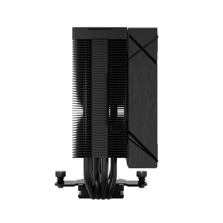 GAMDIAS BOREAS E2-410, Black Edition, 120mm, CPU Kule Tipi Hava Soğutma, Doğrudan Temas Teknolojisine Sahip 4 adet Gelişmiş Bakır Isı Borusu (AMD AM4-AM5 ve INTEL Tüm işlemciler ile uyumlu)