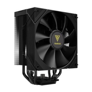 GAMDIAS BOREAS E2-410, Black Edition, 120mm, CPU Kule Tipi Hava Soğutma, Doğrudan Temas Teknolojisine Sahip 4 adet Gelişmiş Bakır Isı Borusu (AMD AM4-AM5 ve INTEL Tüm işlemciler ile uyumlu)