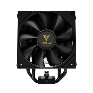 GAMDIAS BOREAS E2-410, Black Edition, 120mm, CPU Kule Tipi Hava Soğutma, Doğrudan Temas Teknolojisine Sahip 4 adet Gelişmiş Bakır Isı Borusu (AMD AM4-AM5 ve INTEL Tüm işlemciler ile uyumlu)