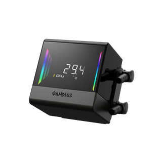 GAMDIAS CHIONE E4-360, 360mm, ARGB, 3 Fanlı, Dijital Ekran, CPU Sıvı Soğutma