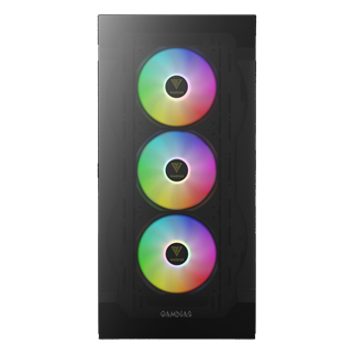 GAMDIAS TALOS E2 Elite, 850W, 80+ Bronze, Tempered Glass, ARGB, ATX GAMING KASA