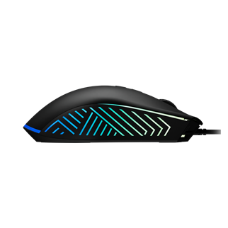 GAMDIAS ZEUS E4, RGB Aydınlatma, USB Kablolu,  7 Programlanabilir Buton, Gaming Mouse, 7.200 DPI, Siyah