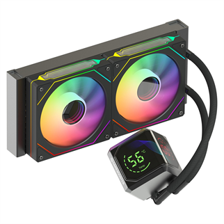 GAMEBOOSTER 240MM SIGHT PRO 240B GB-LCS-SP240B ARGB AM5-1851p Sıvı Soğutmalı İşlemci Fanı