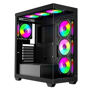 GAMEBOOSTER 750W 80+ BRONZE FALCON A750B Gaming Mid-Tower PC Kasası Siyah