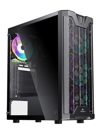 GAMEBOOSTER GB-G3601B 4-RGB Fanlı Gaming Mid-Tower PC Kasası