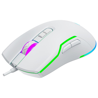 GAMEBOOSTER M18 Inferno 2.4ghz Kablosuz RGB Aydınlatmalı Beyaz Profesyonel Gaming Mouse