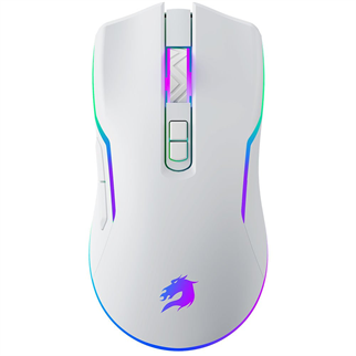 GAMEBOOSTER M18 Inferno 2.4ghz Kablosuz RGB Aydınlatmalı Beyaz Profesyonel Gaming Mouse