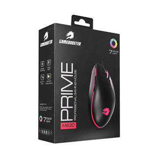 GAMEBOOSTER M630 Prime 7 Renk RGB Aydınlatmalı Profesyonel Oyuncu Mouse