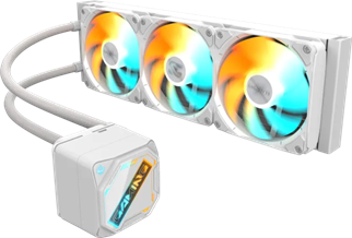 GIGABYTE 360MM GAMING 360 ICE ARGB AM5-1851p Sıvı Soğutmalı İşlemci Fanı Bayaz