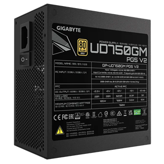 GIGABYTE 750W 80+GOLD GP-UD750GM PG5 V2 Tam Modüler Power Supply