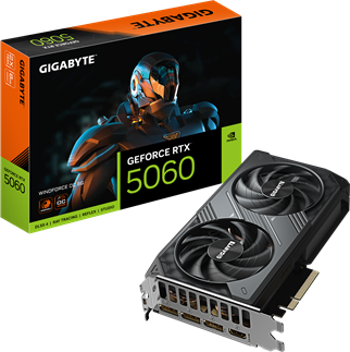 GIGABYTE 8GB RTX5060 WINDFORCE OC GV-N5060WF2OC-8GD GDDR7 128Bit HDMI DP PCIe 5.0