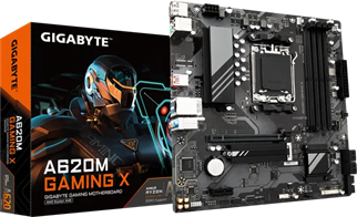 GIGABYTE A620M GAMING X DDR5 HDMI-DP PCIE 5.0 AM5 mATX
