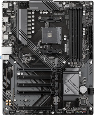 GIGABYTE B550 EAGLE DDR4 HDMI-TYPEC PCIE 4.0 AM4 ATX