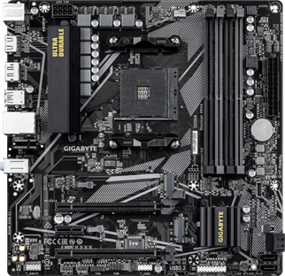 GIGABYTE B550M DS3H R2 DDR4 HDMI DP PCIe 16X v4.0 AM4 mATX
