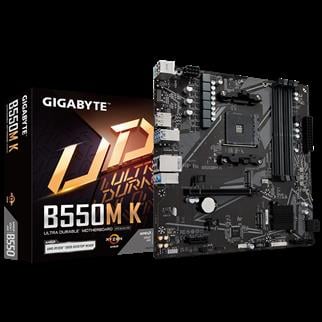 GIGABYTE B550M K DDR4 4733MHz(OC) HDMI M.2 DP mATX