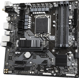 GIGABYTE B760M DS3H AX WIFI6E DDR4 HDMI TYPE-C DP PCIE 4.0 1700p mATX