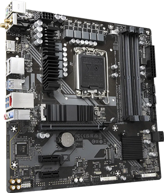 GIGABYTE B760M DS3H AX WIFI6E DDR4 HDMI TYPE-C DP PCIE 4.0 1700p mATX