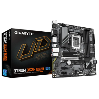 GIGABYTE B760M DS3H GEN5 DDR5 HDMI-DP TYPEC PCIE 4.0 1700p mATX