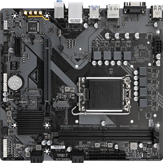 GIGABYTE B760M-E DDR5 HDMI VGA DP PCIe 4.0 16X 1700p mATX
