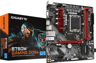 GIGABYTE B760M GAMING DDR4 HDMI-DP TYPEC PCIE 4.0 1700p mATX