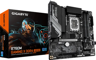 GIGABYTE B760M GAMING X GEN5 DDR4 HDMI-DP PCIE 4.0 1700p mATX